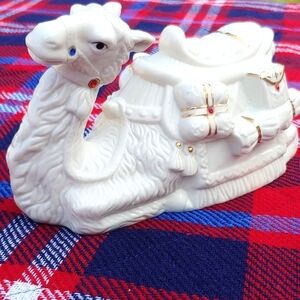 Ceramic Jeweled Christmas Nativity Camel